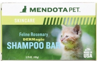 Твердый органический шампунь для кошек- Розмарин - 105 гр.  DERMagic(США)