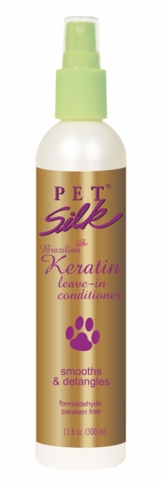 PS1620 Pet Silk BRAZILIAN KERATIN LEAVE-IN CONDITIONER (Кондиционер без смывания)300 мл (США)