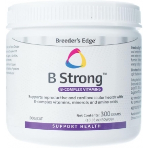 Breeder's Edge B Strong Powder, B-Complex Vitamins- 300 gm, Комплекс витаминов В, минералов и аминокислот (порошок) д/собак/кошек, 300 гр. (США)