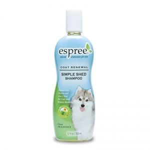ESP00059 Шампунь для ухода за шерстью в период линьки, для собак и кошек. Simple Shed Shampoo, 355 ml (США)