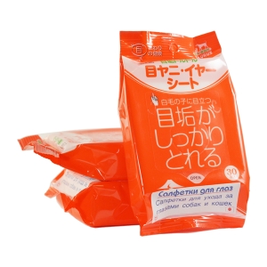 *Влажные салфетки для ухода за глазами собак и кошек уп.30 шт. TAURUS (Япония)