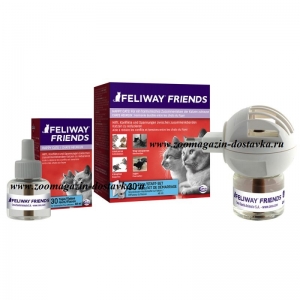 *Feliway Friends Феливэй Фрэндли комплект флакон +диффузор успокаивающее средство для кошек 48 мл
