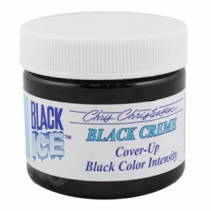 085* Chris Christensen Black Ice Creme / Крис Кристенсен Чёрный маскирующий крем для шерсти 71 гр (США)