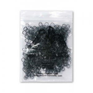 Резинки для груминга , "топ-кнот"  5/16 дюйма цвет черный (850 шт) Lainee Limited (США)