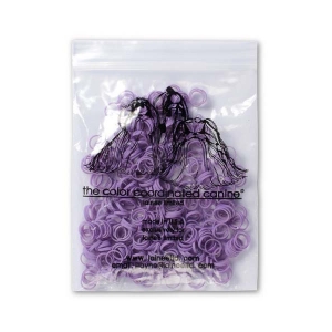 Резинки для груминга , "топ-кнот"  5/16 дюйма цвет фиолет (850 шт) Lainee Limited (США)