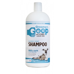 GROOMER`S GOOP Глянцевый полирующий шампунь Pet Shampoo (1 литр) с Алое Вера и витам.Е