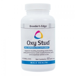 Breeder's Edge® Oxy Stud - 60 ct Soft Chews, Sm Dog & Cat Пищевая добавка для самцов собак и кошек, 60 шт жеват.таблетки (США)