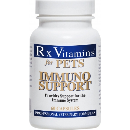 Rx Vitamins Immuno Capsules Immune Supplement for Cats & Dogs, Витамины для поддержания имунитетеа для собак и кошек 60 таб.(США)