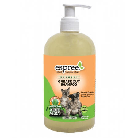 ESP00424 Шампунь для жирной шерсти собак. Grease Out Shampoo, 473 ml  (США)