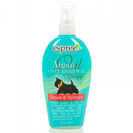 ESP01788 Средство для увлажнения шерсти, с аргановым маслом, для собак. Argan Oil Coat Renewal, 148 ml (США)