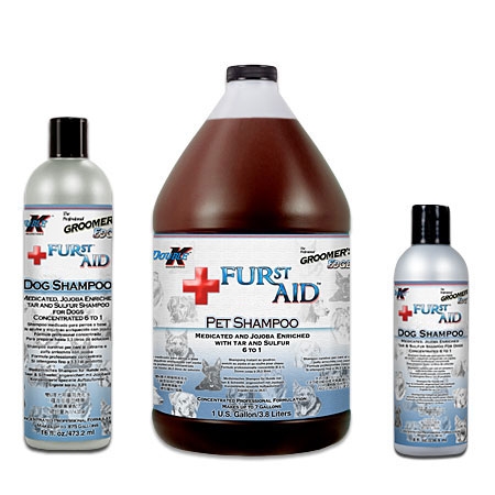 Furst Aid™ Dog Shampoo Лечебный шампунь с жожоба и дёгтем. 3,8 л (США)