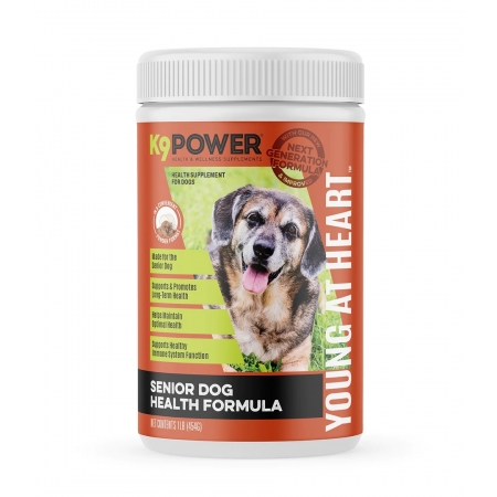 K9* POWER Young At Heart Nutritional Senior Dog витамины для пожилых собак, 1 lb 454 гр.(США)