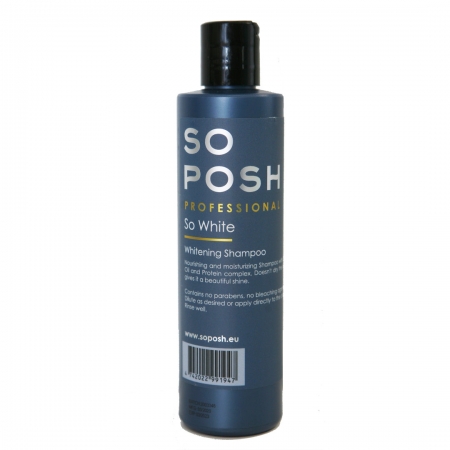 SO POSH  So White shampoo 250 мл. Отбеливающий Шампунь  (Эстония)
