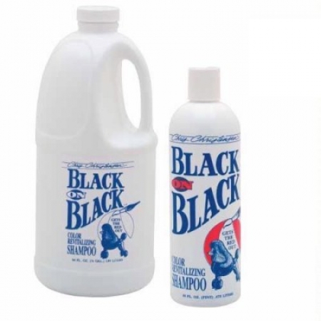 036* Chris Christensen Black on Black Shampoo / Крис Кристенсен Шампунь для шерсти черных оттенков 118 мл (США)