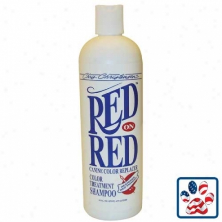 046* Chris Christensen Red on Red Shampoo / Крис Кристенсен Ред он Ред шампунь для рыжих/красных окрасов 473 мл (США)