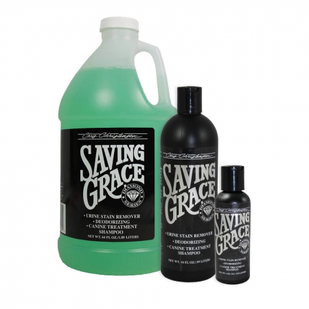 471** Chris Christensen Saving Grace Shampoo/ Крис Кристенсен, шампунь для удаления запахов и пятен мочи 473 мл (США)