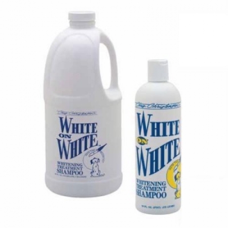 035* Chris Christensen White on White Shampoo / Крис Кристенсен шампунь для белой шерсти 1,9л (США)