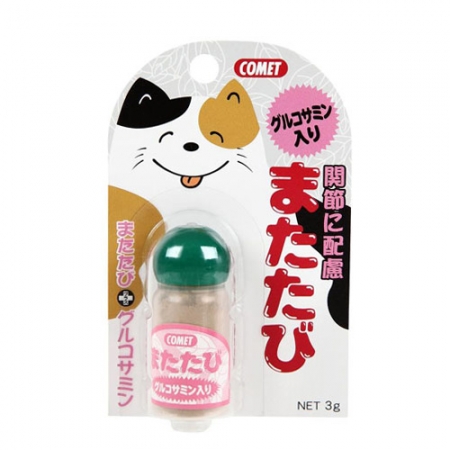 Мататаби в порошке с глютозамином 3 гр (Японская кошачья мята), для нормализации психического состояния кошки