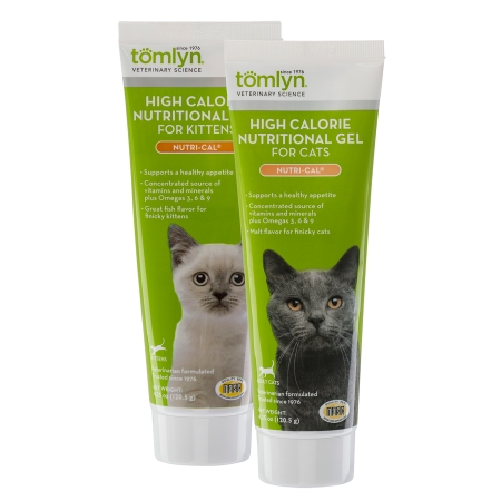 TOMLYN Nutri-Cal - Cat, 4.25 oz Gel высококалорийный гель для кошек 120,5 гр.(США)