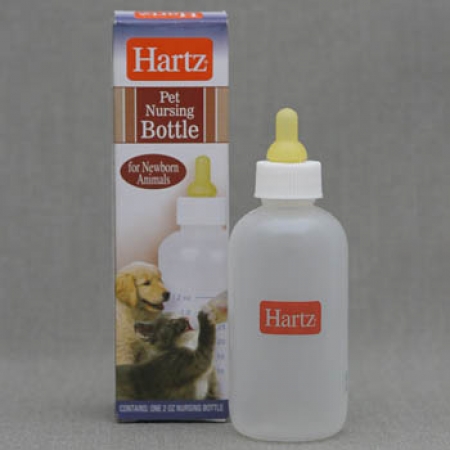 Hartz бутылочка с соской для выкармливания новорожденных котят и щенков (55 мл) США